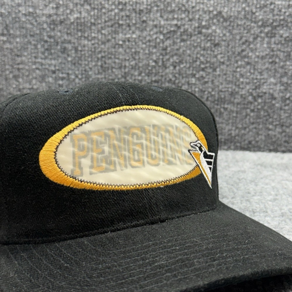 Pittsburgh Penguins Vintage Hat Strap Back American Needle Robopen Strap - Picture 5 of 11